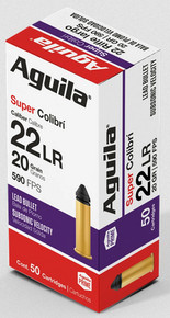 AGU SUPER COLIBRI 22LR 20GR LEAD 50/20 AGU 1B220339 AGU SUPER COLIBRI 22LR 20GR LEAD 50/20 AGU 1B220339