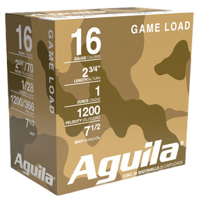 AGU 16GA 1200FPS 2.75 1OZ #7.5 25/10 AGU 1CHB1617 AGU 16GA 1200FPS 2.75 1OZ #7.5 25/10 AGU 1CHB1617