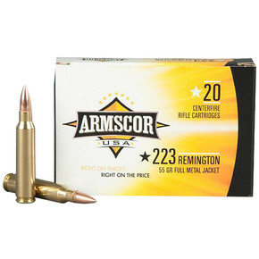 ARMSCOR AMMO 223REM 55GR FMJ 20/50 (2500 PALLET) AUA FAC2231N