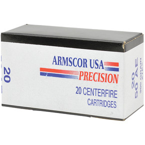 ARMSCOR AMMO 50AE 300GR XTP 20/20 AUA FAC50AE1N ARMSCOR AMMO 50AE 300GR XTP 20/20 AUA FAC50AE1N