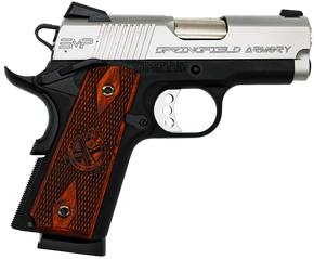 Springfield Armory PI9209LCA 1911 EMP *CA Compliant 9mm Luger 3" 9+1 Black Hardcoat Anodized Stainless Steel Slide Crossed Cannon Cocobolo Grip 24312 Springfield Armory PI9209LCA 1911 EMP *CA Compliant 9mm Luger 3" 9+1 Black Hardcoat Anodized Stainless Steel Slide Crossed Cannon Cocobolo Grip 24312