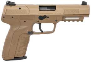 FN 3868900753 Five-seveN 5.7x28mm 20+1 4.80" Black Steel Barrel, Flat Dark Earth Serrated Steel Slide & Polymer Frame w/Picatinny Rail, FDE Textured Polymer Grip, Ambidextrous 137761 FN 3868900753 Five-seveN 5.7x28mm 20+1 4.80" Black Steel Barrel, Flat Dark Earth Serrated Steel Slide & Polymer Frame w/Picatinny Rail, FDE Textured Polymer Grip, Ambidextrous 137761