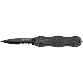 BTI SW KNIFE OTF ASSIST 40% SERRATED BTI SWOTF9BS