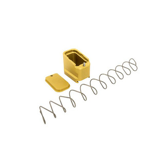 SHIELD ARMS GLOCK 19/23 +5/4 MAG EXTENSION GOLD SHIELD G19ME5GLD SHIELD ARMS GLOCK 19/23 +5/4 MAG EXTENSION GOLD SHIELD G19ME5GLD