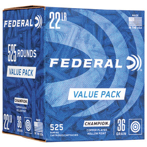 FED CHAMPION 22LR 36GR COPPER HP 525/10 FED 745 FED CHAMPION 22LR 36GR COPPER HP 525/10 FED 745