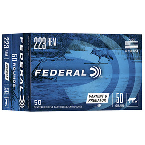 FED AMERICAN EAGLE V&P 223REM 50GR JHP 50/5 FED AE22350VP FED AMERICAN EAGLE V&P 223REM 50GR JHP 50/5 FED AE22350VP
