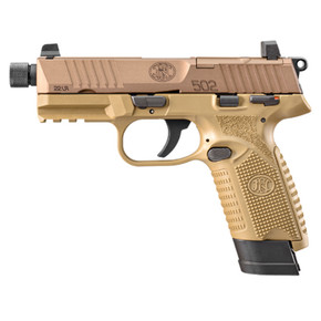 FN 502 TACTICAL 22LR 4.6 FDE 10/15RD FN 66101006 FN 502 TACTICAL 22LR 4.6 FDE 10/15RD FN 66101006