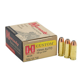 HORN CUSTOM 10MM 180GR JHP XTP 20/10 HORN 9126 HORN CUSTOM 10MM 180GR JHP XTP 20/10 HORN 9126