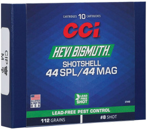CCI 44SPL/REM BISMUTH SHOTSHELL 10/20 CCI 3744B CCI 44SPL/REM BISMUTH SHOTSHELL 10/20 CCI 3744B