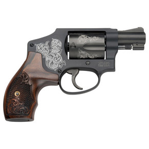SW 442 38SPL 1.875 WOOD GRIPS SCROLL ENGRAVED SW 150785 SW 442 38SPL 1.875 WOOD GRIPS SCROLL ENGRAVED SW 150785