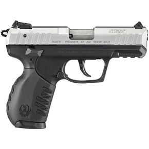 RUG SR22P 22LR 3.5 SILVER ANODIZED 2 10RD RUG 3607 RUG SR22P 22LR 3.5 SILVER ANODIZED 2 10RD RUG 3607
