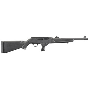 RUG PC CARBINE 9MM 16 FLTD TB BLK SYN 17RD RUG 19100 RUG PC CARBINE 9MM 16 FLTD TB BLK SYN 17RD RUG 19100