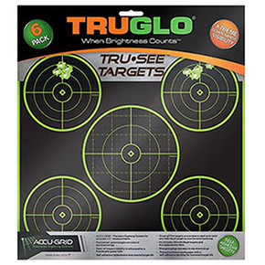 TRUGLO TRU-SEE TARGETS 5-BULL 12X12 6PK TG TG11A6 TRUGLO TRU-SEE TARGETS 5-BULL 12X12 6PK TG TG11A6