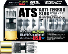 BRENNEKE USA ATS 12GA 2.75"1OZ SLUG 5RD 50BX/CS A1208812 BRENNEKE USA ATS 12GA 2.75"1OZ SLUG 5RD 50BX/CS A1208812