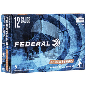 FED POWER-SHOK R SLUG 12GA 3 1.25OZ HP 5/50 FED F131RS