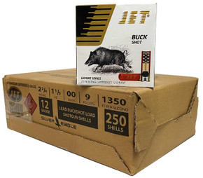 TR IMPORTS JET 12GA 2.75 00 BUCK 9 PELLET 250RDS TRII CJ1200BS25PK