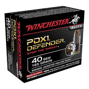 WIN DEFENDER 40SW 165GR 20/10 WIN S40SWPDB WIN DEFENDER 40SW 165GR 20/10 WIN S40SWPDB