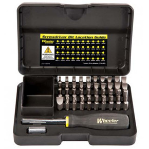 WHEELER PRO GUNSMITHING SCREWDRIVER SET 43PC WH 954621 WHEELER PRO GUNSMITHING SCREWDRIVER SET 43PC WH 954621