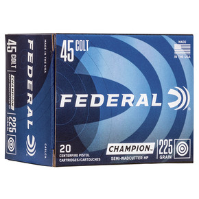 FED CLASSIC 45LC 225GR SEMI WADCUTTER HP 20/25 FED C45LCA FED CLASSIC 45LC 225GR SEMI WADCUTTER HP 20/25 FED C45LCA