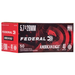 FED AMERICAN EAGLE 5.7X28 40GR FMJ 50/10 FED AE5728A