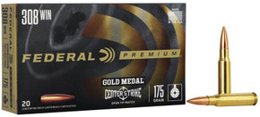 FED GOLD MEDAL 308WIN 175GR CENTERSTRIKE 20/10 FED GM308OTM2 FED GOLD MEDAL 308WIN 175GR CENTERSTRIKE 20/10 FED GM308OTM2