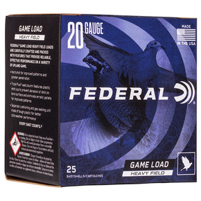 FED GAME-SHOK FIELD 20GA 2.75 1OZ #6 25/10 FED H2026