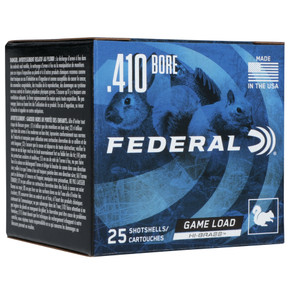 FED GAME-SHOK HI-BRASS 410GA 2.5 .5OZ #6 25/10 FED H4126