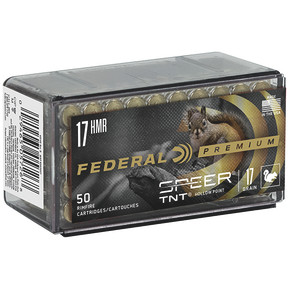 FED 17HMR 17GR SPEER TNT 50/60 FED P770 FED 17HMR 17GR SPEER TNT 50/60 FED P770