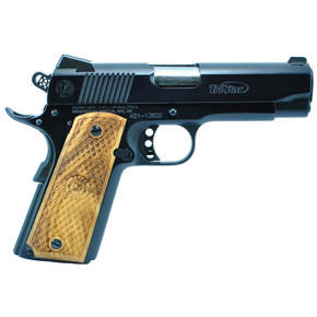 TriStar American Classic Commander 1911 Handgun 9mm Luger 10rd Magazine 4.25" Barrel Black with Wood Grip UO85624