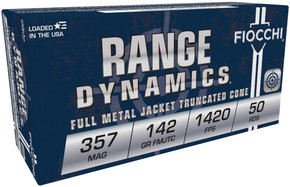 FIO RANGE 357MAG 142GR FMJ 50/20 FIO 357F FIO RANGE 357MAG 142GR FMJ 50/20 FIO 357F