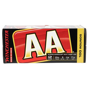 WIN AA SUPER HANDICAP 12GA 1-1/8OZ #7.5 100/2 WIN AAHA127VP