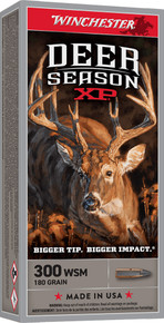 WIN DEER SEASON XP 300WSM 180GR 20/10 WIN X300SDS2 WIN DEER SEASON XP 300WSM 180GR 20/10 WIN X300SDS2