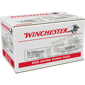 WIN LC 5.56MM M193 55GR FMJ 200/4 (384) WIN WM193200 WIN LC 5.56MM M193 55GR FMJ 200/4 (384) WIN WM193200