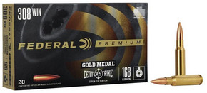 FED GOLD MEDAL 308WIN 168GR CENTERSTRIKE 20/10 FED GM308OTM1 FED GOLD MEDAL 308WIN 168GR CENTERSTRIKE 20/10 FED GM308OTM1