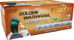 FIO GOLDEN WATERFOWL BISMUTH 12GA 3 #6 10/10 FIO 123GB6 FIO GOLDEN WATERFOWL BISMUTH 12GA 3 #6 10/10 FIO 123GB6