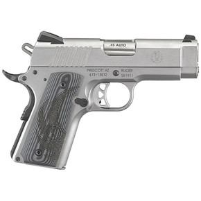 RUG SR1911 OFFICER 45ACP 3.6 SS G10 GRIPS 2 8RD RUG 6762 RUG SR1911 OFFICER 45ACP 3.6 SS G10 GRIPS 2 8RD RUG 6762