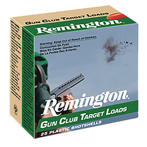 GUN CLUB 12GA 2.75 1 1/8OZ #8 1145FPS 25/10 REM 20230 GUN CLUB 12GA 2.75 1 1/8OZ #8 1145FPS 25/10 REM 20230