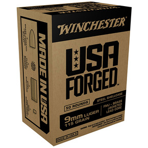 WIN USA FORGED 9MM 115GR FMJ 50/10 WIN WIN9SV