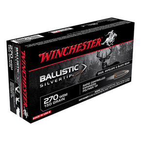 WIN BALLISTIC SILVERTIP 270WSM 150GR BST 20/10 WIN SBST2705A