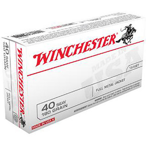 WIN USA 40SW 180GR FMJ 50/10 WIN Q4238 WIN USA 40SW 180GR FMJ 50/10 WIN Q4238