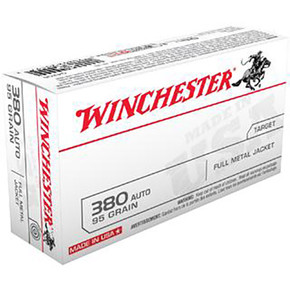 WIN USA 380ACP 95GR FMJ 50/10 WIN Q4206 WIN USA 380ACP 95GR FMJ 50/10 WIN Q4206