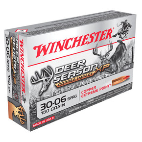 WIN COPPER IMPACT 30-06 150GR LF 20/10 WIN X3006CLF WIN COPPER IMPACT 30-06 150GR LF 20/10 WIN X3006CLF