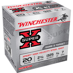 WIN XPERT GAME/TGT 20GA 3/4OZ #7 25/10 WIN WE20GT7 WIN XPERT GAME/TGT 20GA 3/4OZ #7 25/10 WIN WE20GT7