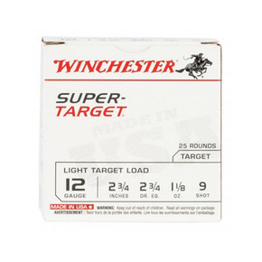 WIN SUPER TARGET 12GA 2.75 1 1/8OZ #9 25/10 WIN TRGT129