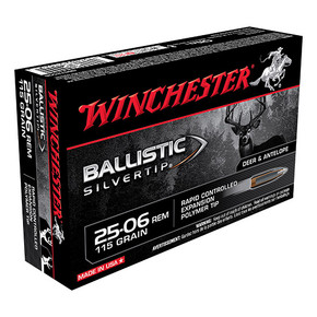 WIN BALLISTIC SILVERTIP 25-06 115GR BST 20/10 WIN SBST2506