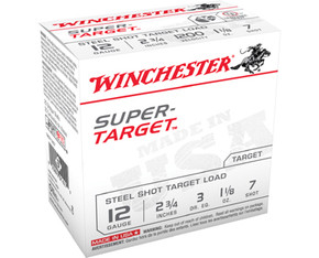 WIN SUPER TARGET 12GA 2.75 1-1/8OZ #7 25/10 WIN TRGT12S7 WIN SUPER TARGET 12GA 2.75 1-1/8OZ #7 25/10 WIN TRGT12S7