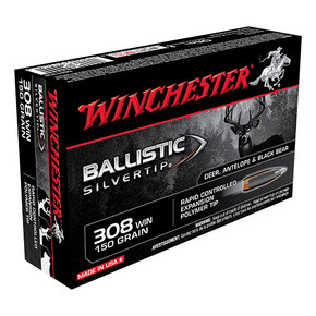 WIN BALLISTIC SILVERTIP 308WIN 150GR BST 20/10 WIN SBST308 WIN BALLISTIC SILVERTIP 308WIN 150GR BST 20/10 WIN SBST308