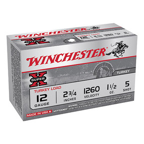 WIN SUPER-X TKY 12GA 2.75 1.5OZ #5 10/10 WIN X12MT5