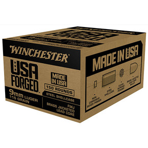 WIN USA FORGED 9MM 115GR FMJ 150/5 WIN WIN9S WIN USA FORGED 9MM 115GR FMJ 150/5 WIN WIN9S
