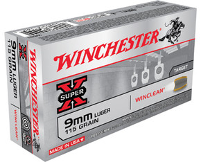 WIN WINCLEAN 9MM 115GR 50/10 WIN WC91